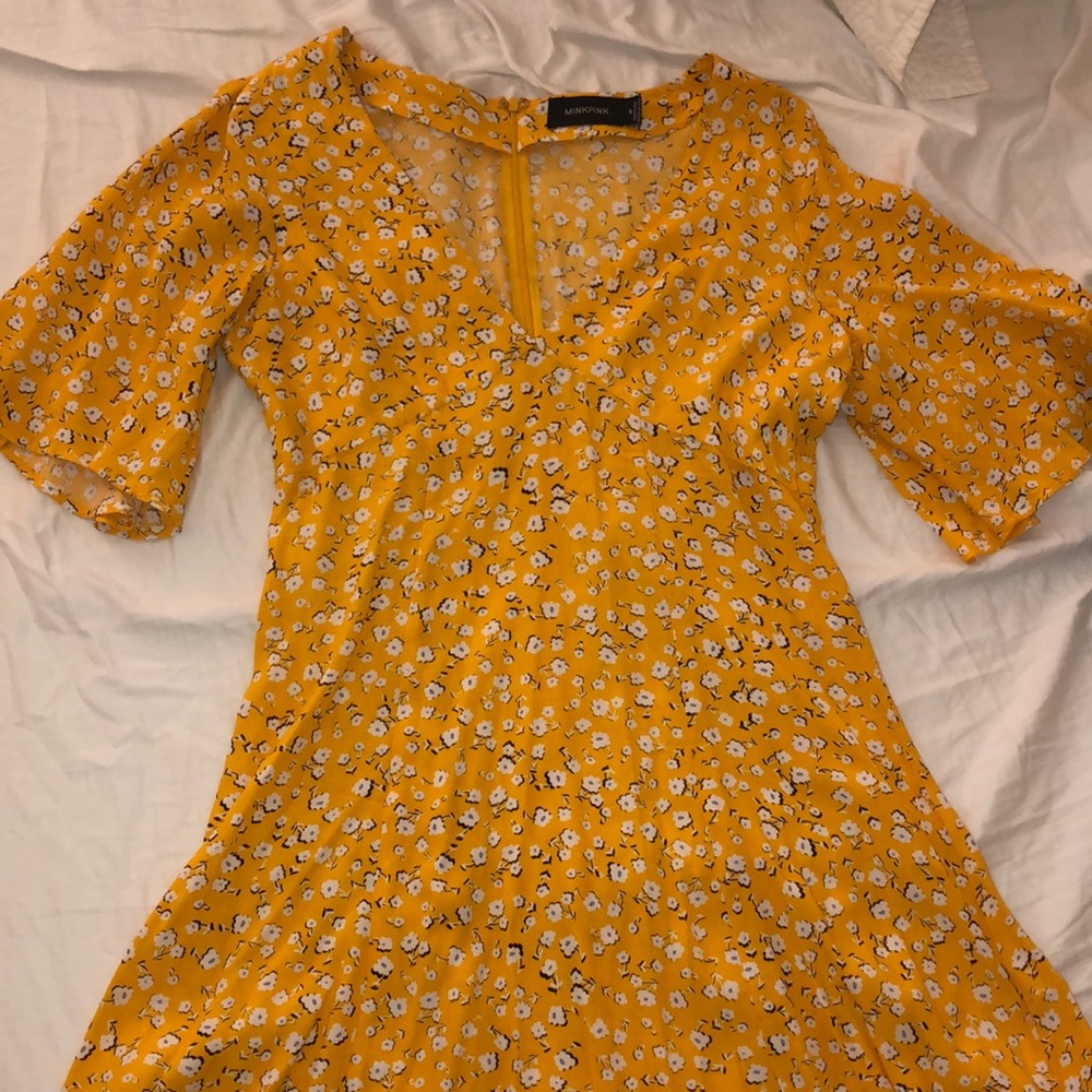 Yellow MinkPink Dress